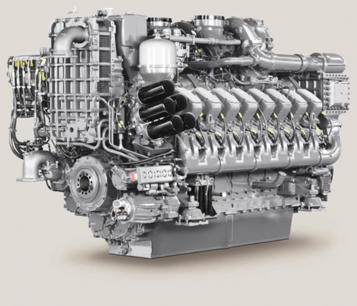 Marine engine series 4000 8V, 10V, 12V, 16V, 20V
